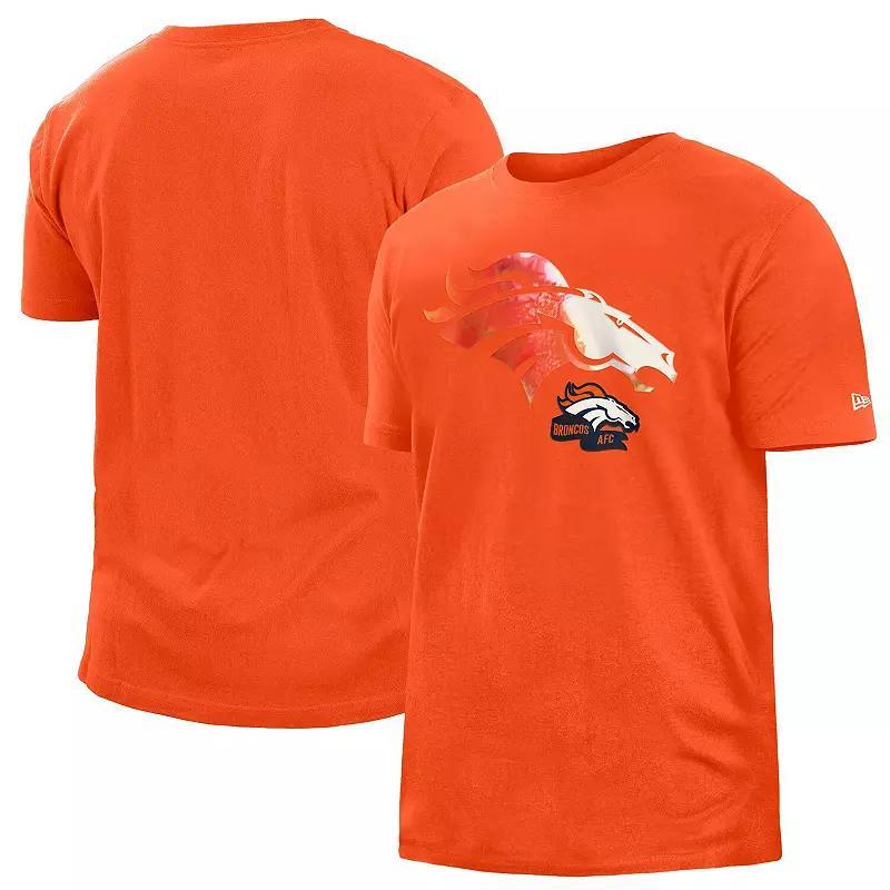 Mens New Era Denver Broncos 2022 Sideline Ink Dye T-Shirt Product Image