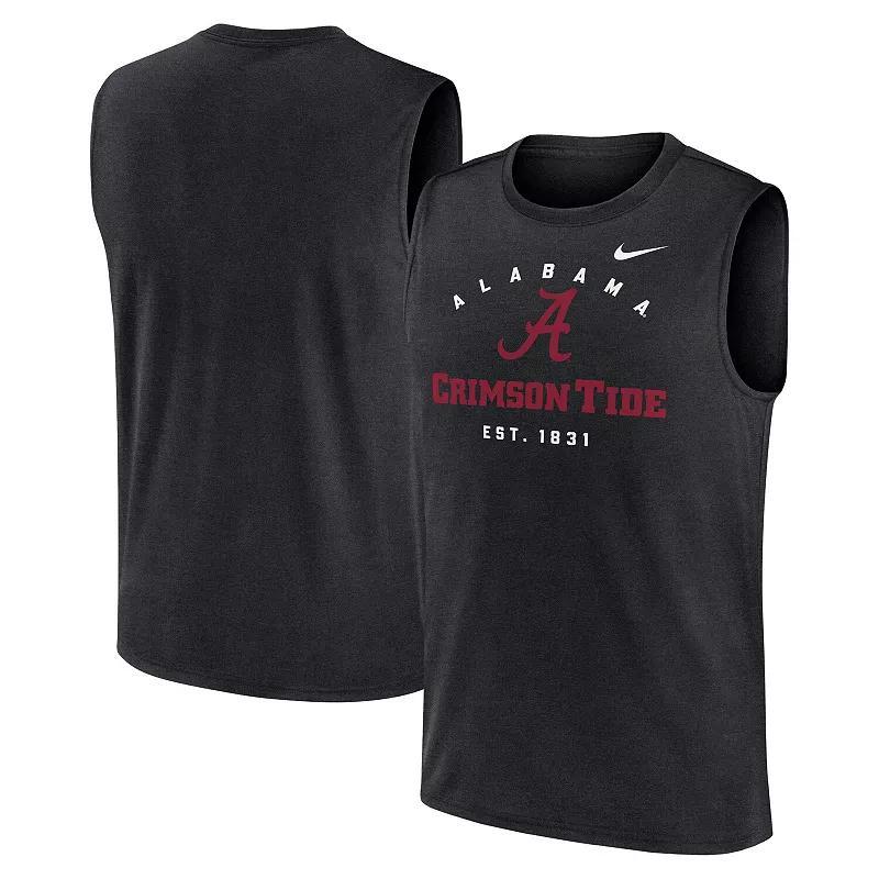 Mens Nike USC Trojans Primetime Legend Lock Up Performance Muscle Tank Top Product Image