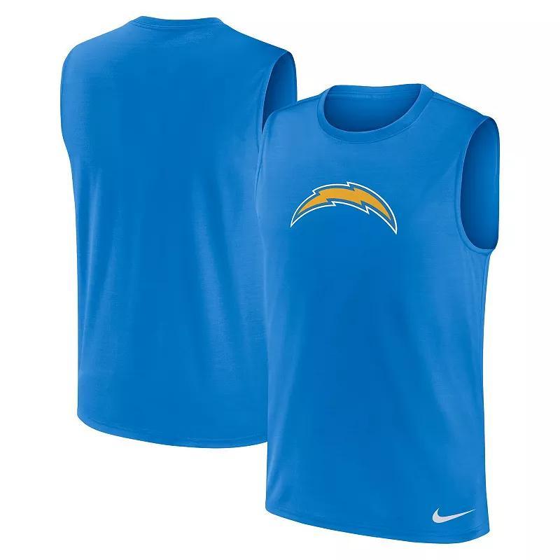 Mens Nike Powder Blue Los Angeles Chargers Blitz Legend Muscle Perform Tank Top Product Image