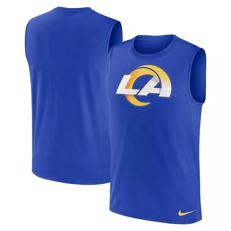 Mens Nike Royal Los Angeles Rams Blitz Legend Muscle Perform Tank Top Product Image