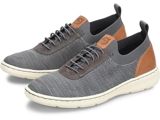 Born Marius (Dark Grey/Brown) Men's Lace up casual Shoes Product Image