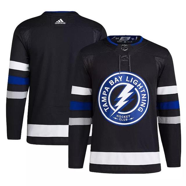 Mens adidas Black Tampa Bay Lightning Alternate Primegreen Authentic Jersey Product Image