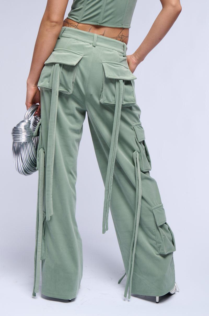 OLIVIA WIDE LEG CARGO PANTS Product Image