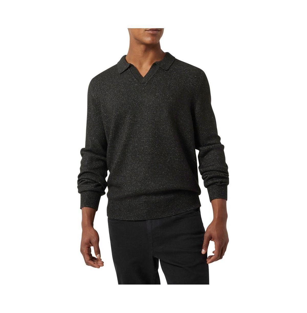 Dkny Mens V-Neck Johnny Collar Pullover Sweater Product Image