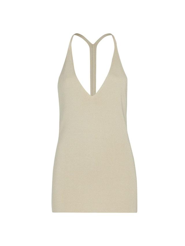 Womens Knit Y-Back Tank Product Image