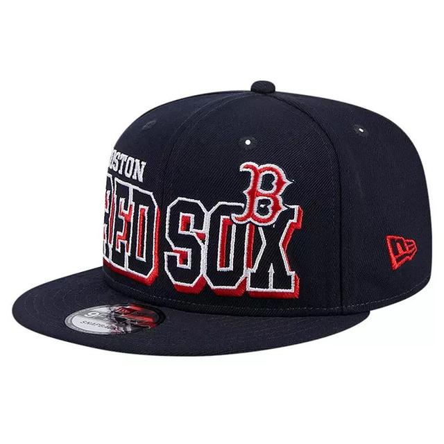 Mens New Era Boston Red Sox Game Day Bold 9FIFTY Snapback Hat, Blue Product Image