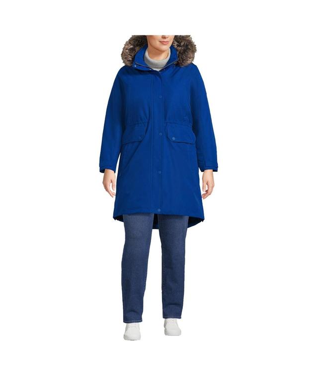 Plus Size Lands End Expedition Down Waterproof Winter Parka, Womens Product Image