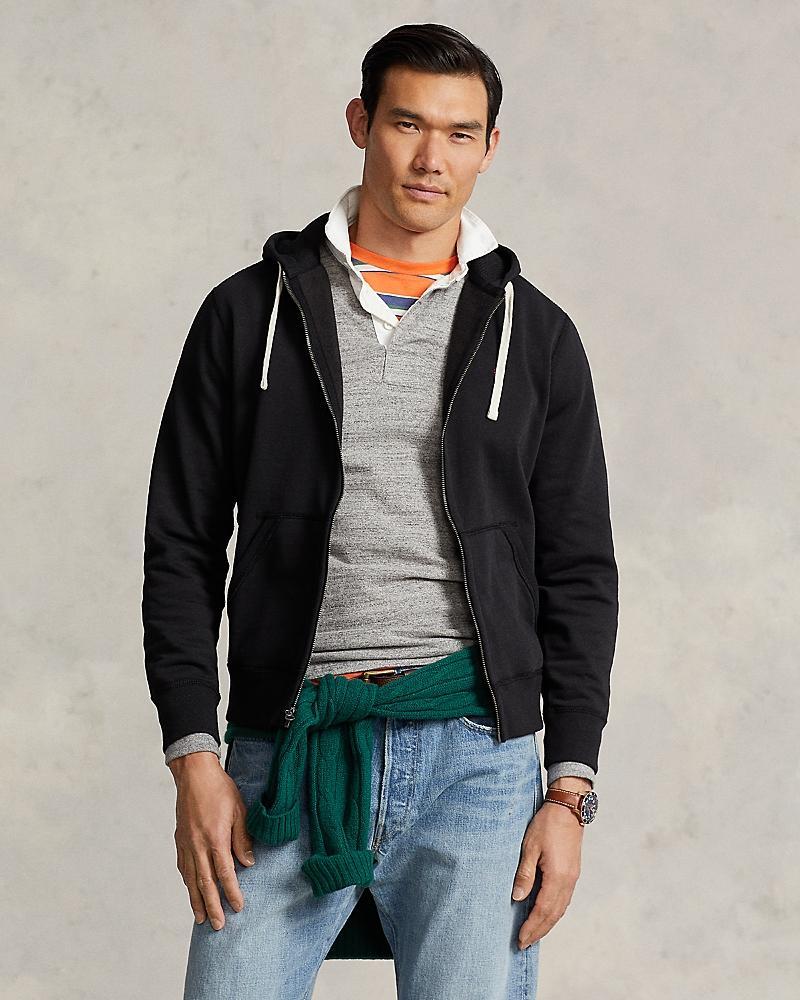 Polo Ralph Lauren Fleece Full-Zip Hoodie in Polo Black - Black. Size M (also in L, S, XL/1X). Product Image