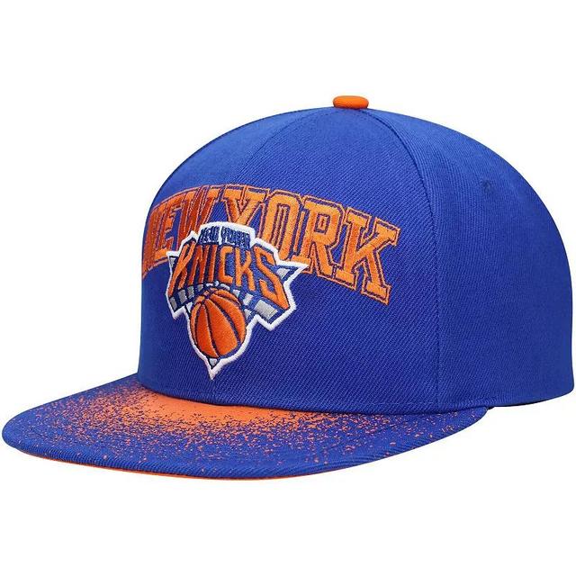 Mens Mitchell & Ness New York Knicks Hardwood Classics Energy Re-Take Speckle Brim Snapback Hat Product Image