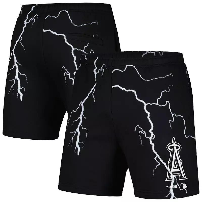 Mens PLEASURES Los Angeles Angels Lightning Shorts Product Image