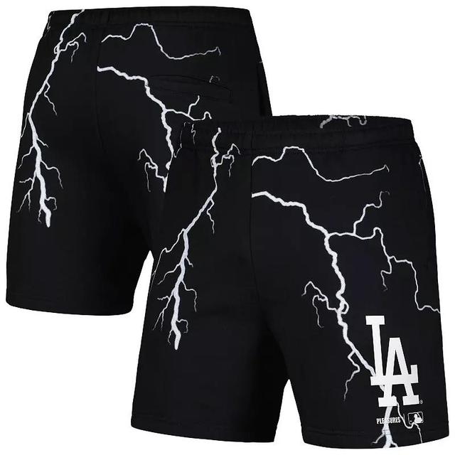 Mens PLEASURES Los Angeles Dodgers Lightning Shorts Product Image