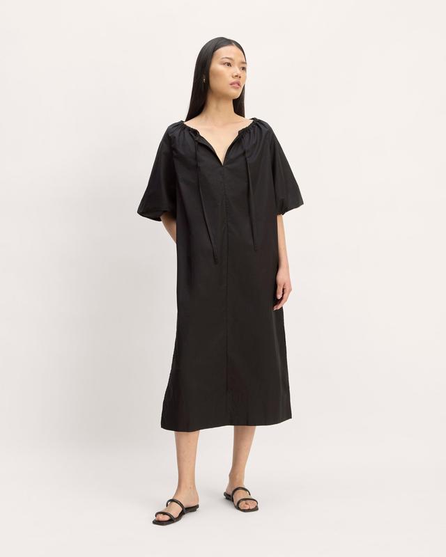 The Supima® Puff-Sleeve Dress Product Image