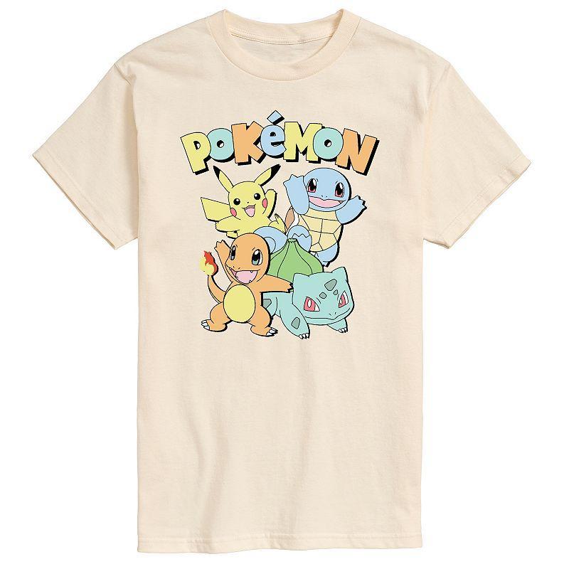 Big & Tall Pokmon Muted Graphic Tee, Mens Product Image