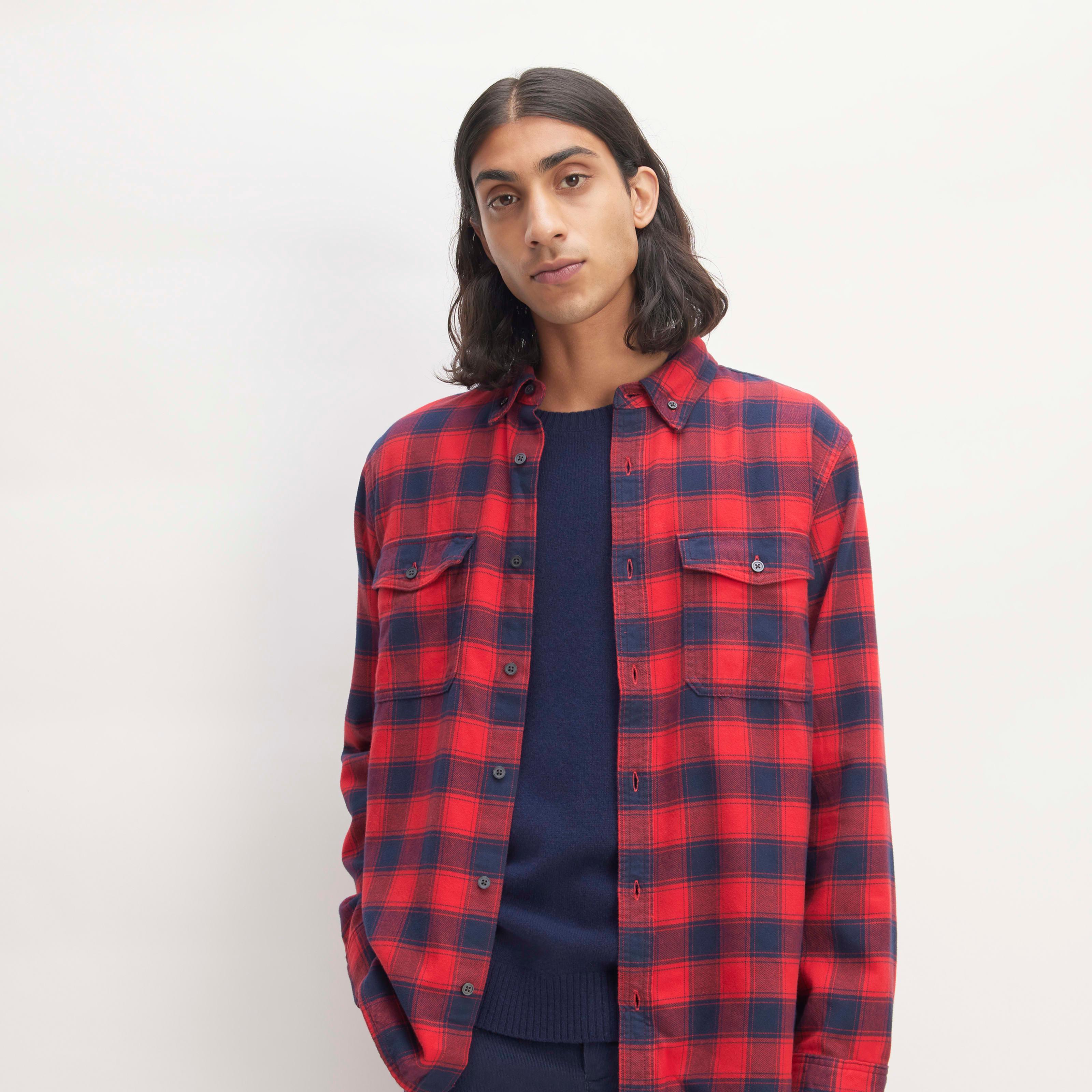 Mens Brushed Flannel Shirt by Everlane Product Image