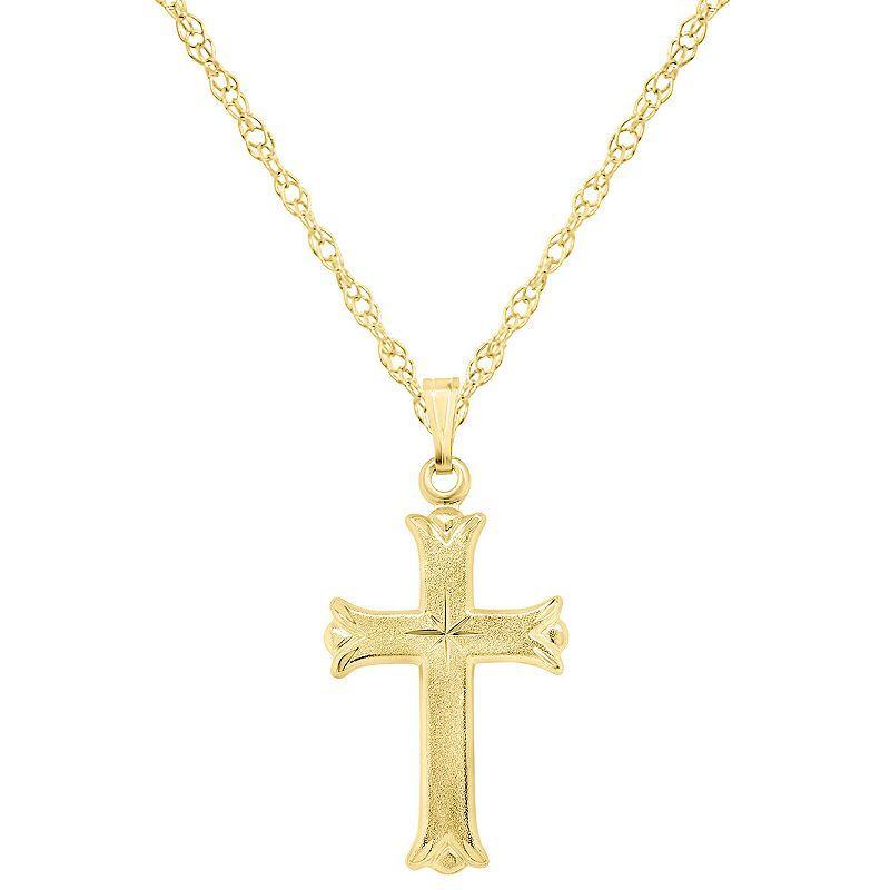 Sterling Silver Cross Pendant, Womens Product Image