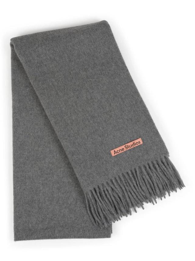 Logo Patch Fringed In Grey Product Image