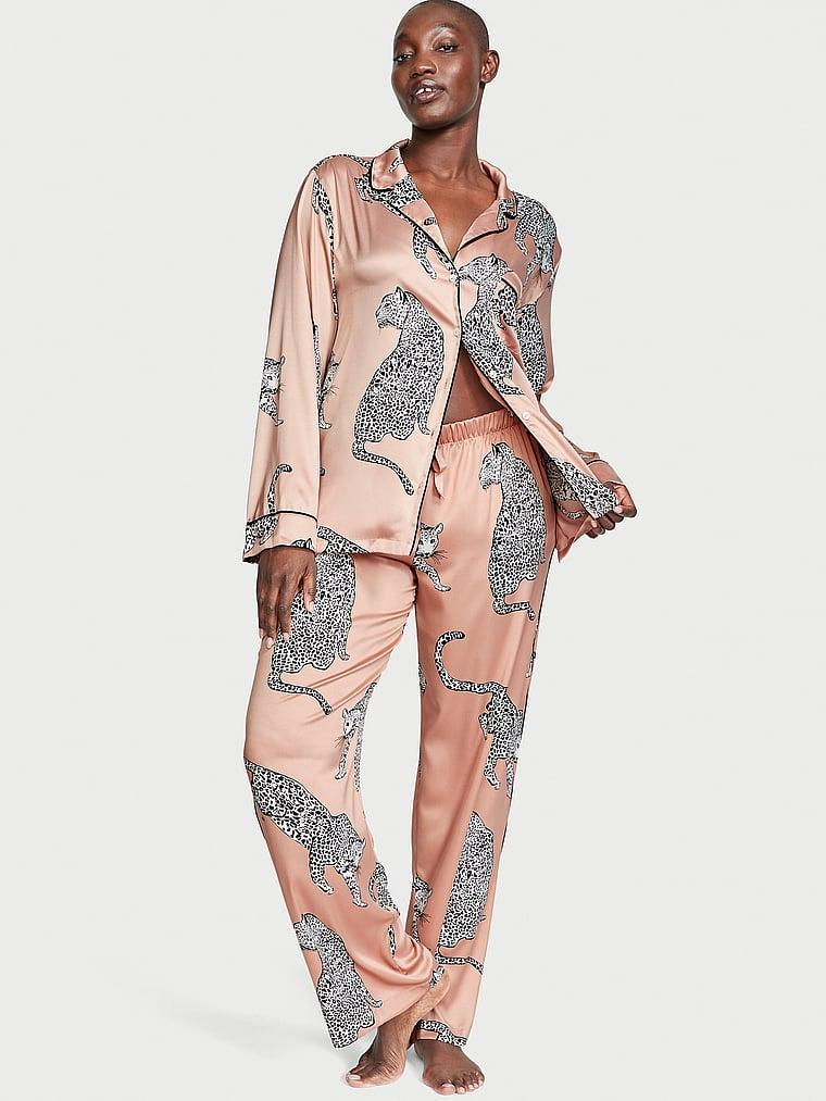 Satin Long Pajama Set Product Image