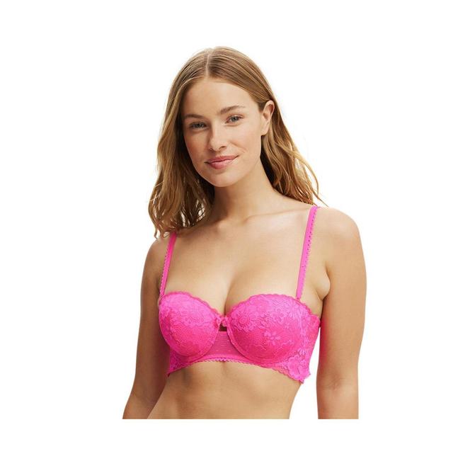 Cotton On Womens Holly Lace Strapless Push Up2 Bra Product Image