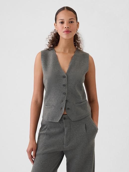 Lightweight CashSoft Sweater Vest Product Image