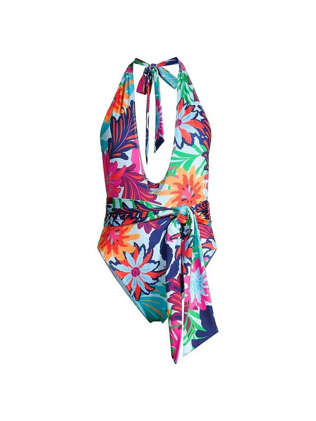 Womens Raquel Floral One-Piece Swimsuit Product Image