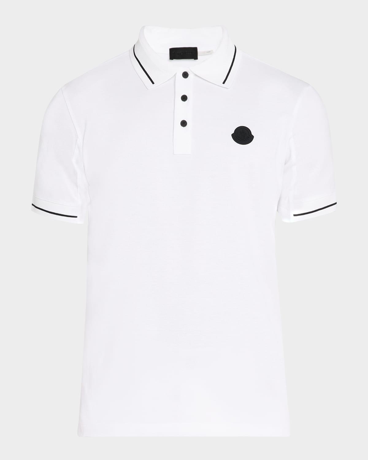 Mens Cotton Tipped Polo Shirt Product Image