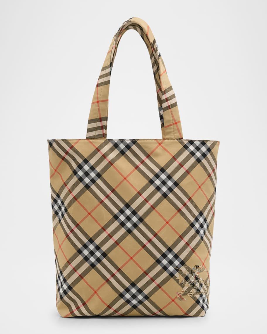 Men's Check Tote Bag Product Image