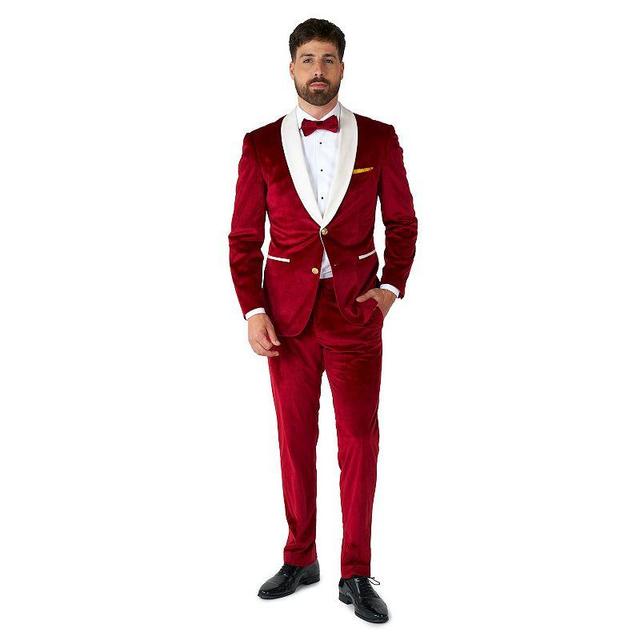 Mens OppoSuits Modern-Fit Classy Santa Christmas Novelty Suit Set Product Image