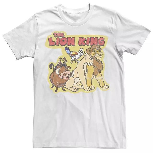 Disneys The Lion King Mens Retro Happy Friends Portrait Tee Product Image