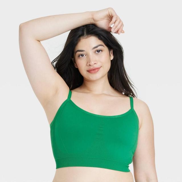 Womens Seamless Bralette - Colsie Perfect Emerald 1X Product Image