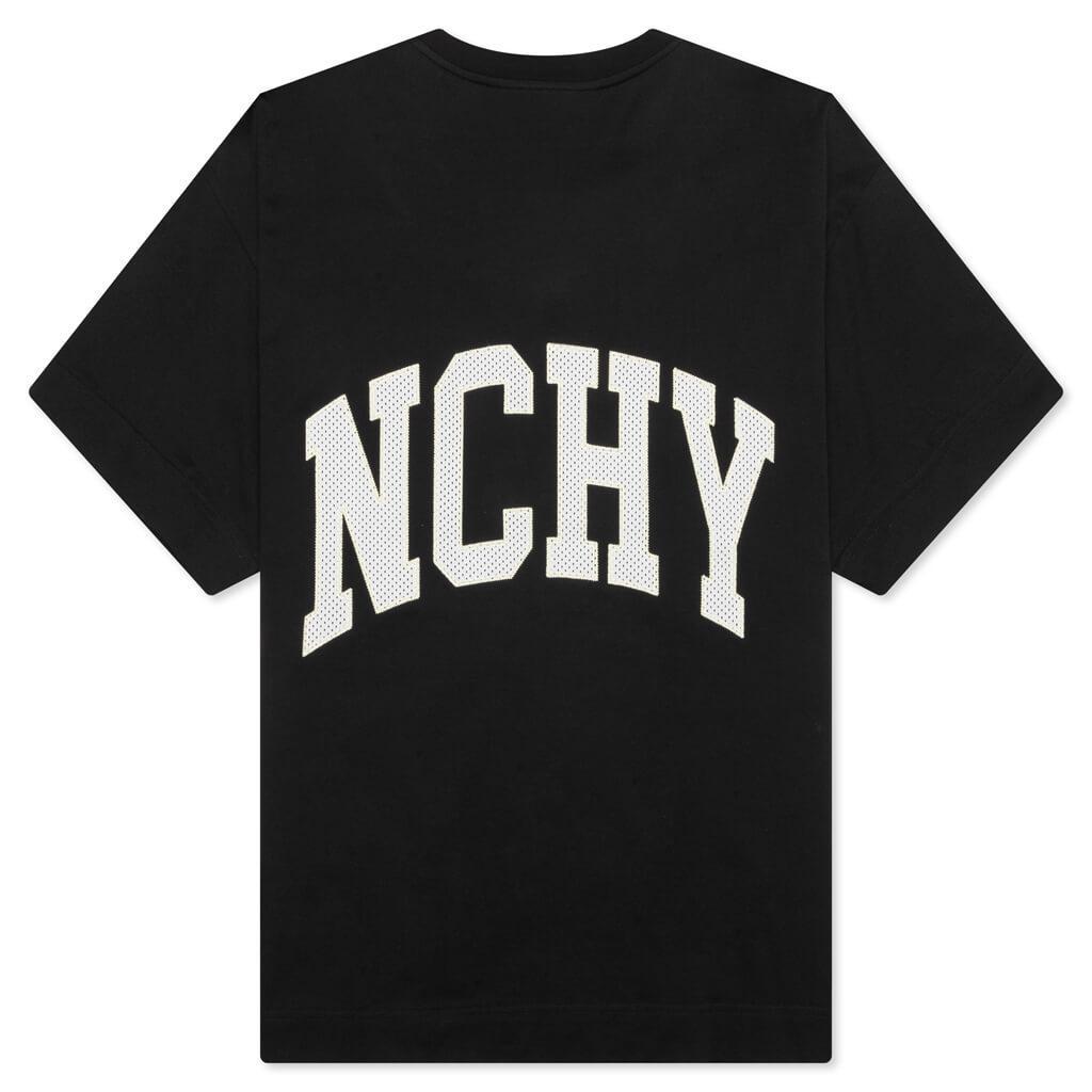 College Boxy Fit T-Shirt - Black Male Product Image