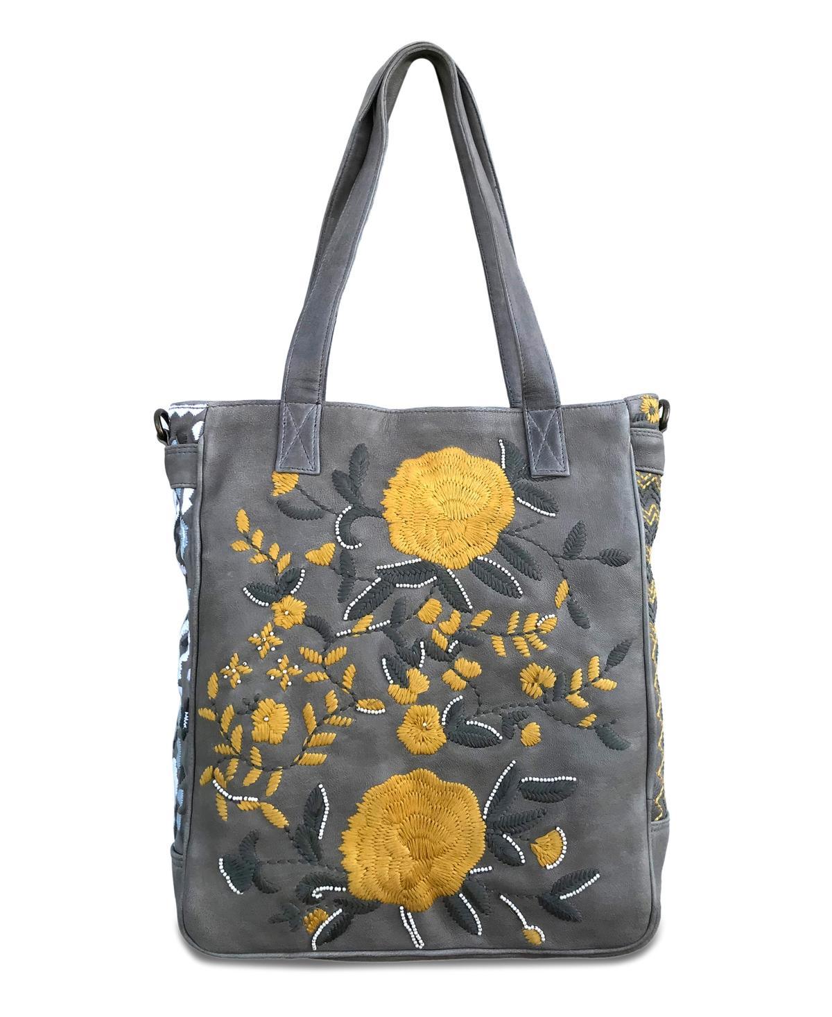 Old Trend Womens Flora Soul Hand-Embroidery Tote Bag product image