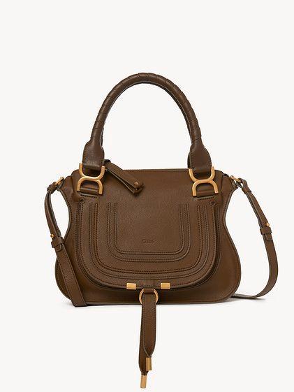 Small Marcie bag in grained leather Product Image