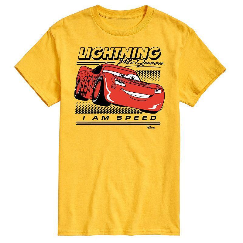 Disney / Pixars Cars Lightening McQueen Mens I Am Speed Graphic Tee Product Image