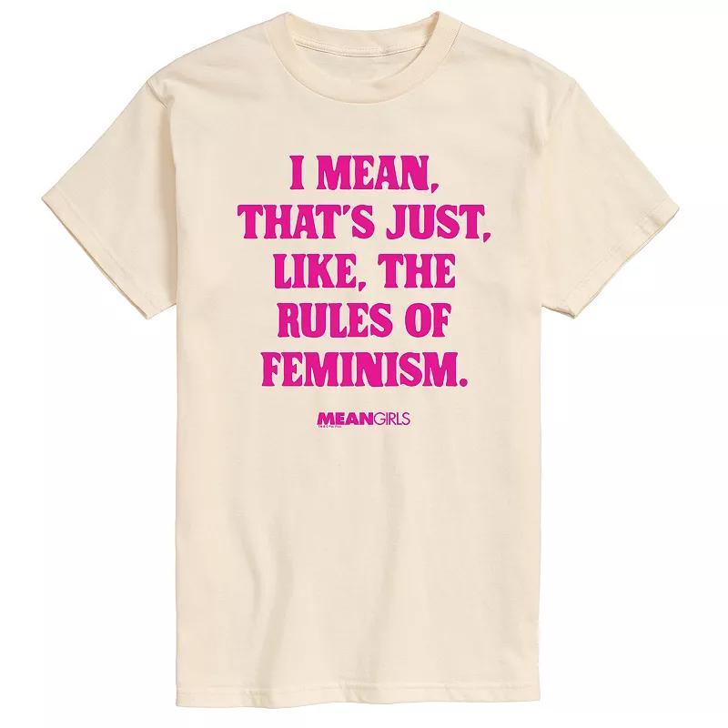 Mens Mean Girls Rules Of Feminism Graphic Tee Product Image