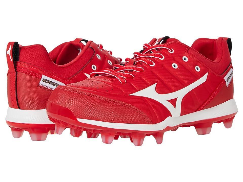 Mizuno 9 Spike Advanced Finch Elite 5 TPU Molded Softball Cleat White) Women's Shoes Product Image