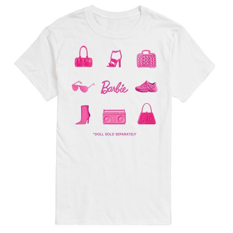 Big & Tall Barbie Classic Logo Graphic Tee, Mens Product Image