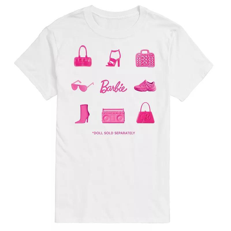 Big & Tall Barbie Classic Logo Graphic Tee, Mens Product Image