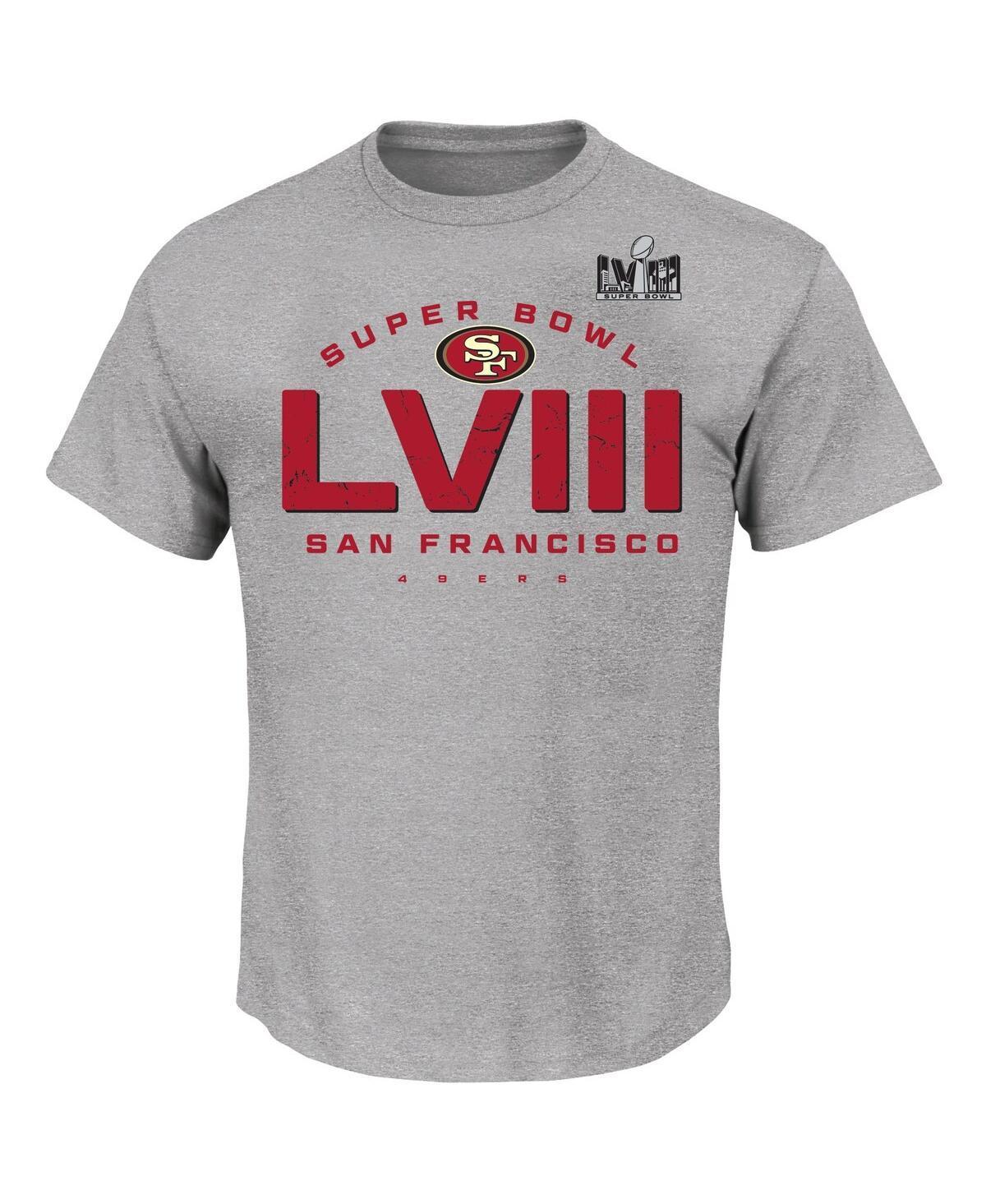 Mens Fanatics Branded Gray San Francisco 49ers Super Bowl LVIII Big & Tall Made It T-Shirt Product Image