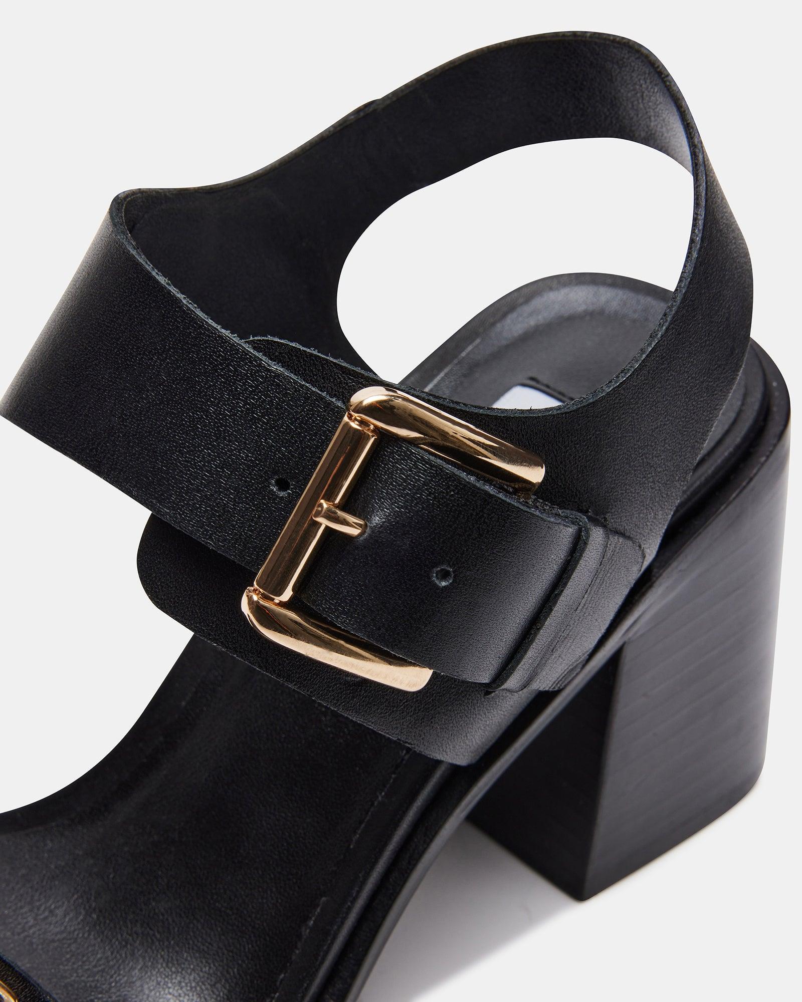 TRESSA BLACK LEATHER Female Product Image