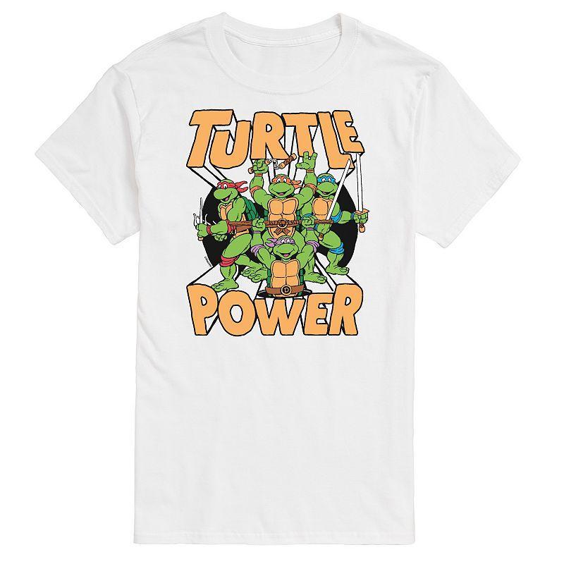 Big & Tall TMNT Turtle Power Graphic Tee, Mens Product Image