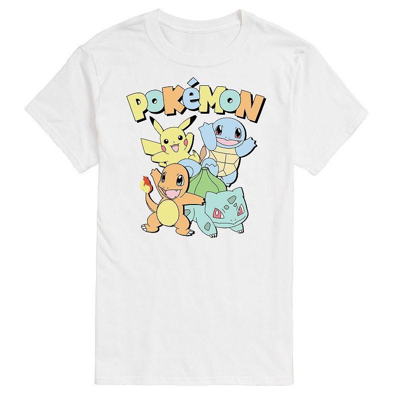 Big & Tall Pokmon Muted Graphic Tee, Mens Product Image