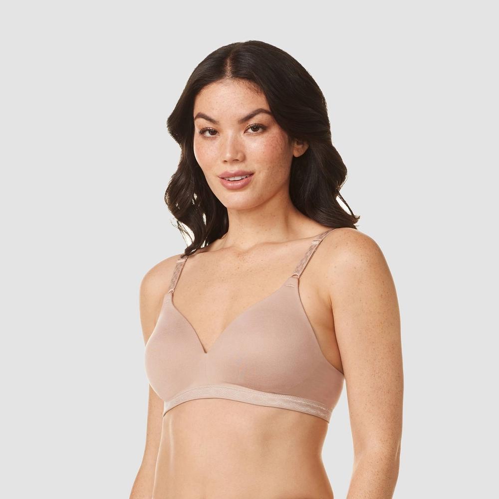 Simply Perfect by Warners Womens Supersoft Wirefree Bra RM1691T - 34A Butterscotch Product Image