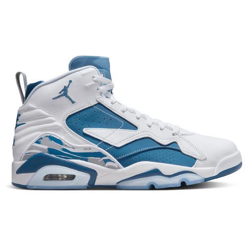 Jordan Mens Jordan MVP - Mens Shoes White/Blue/Grey Product Image