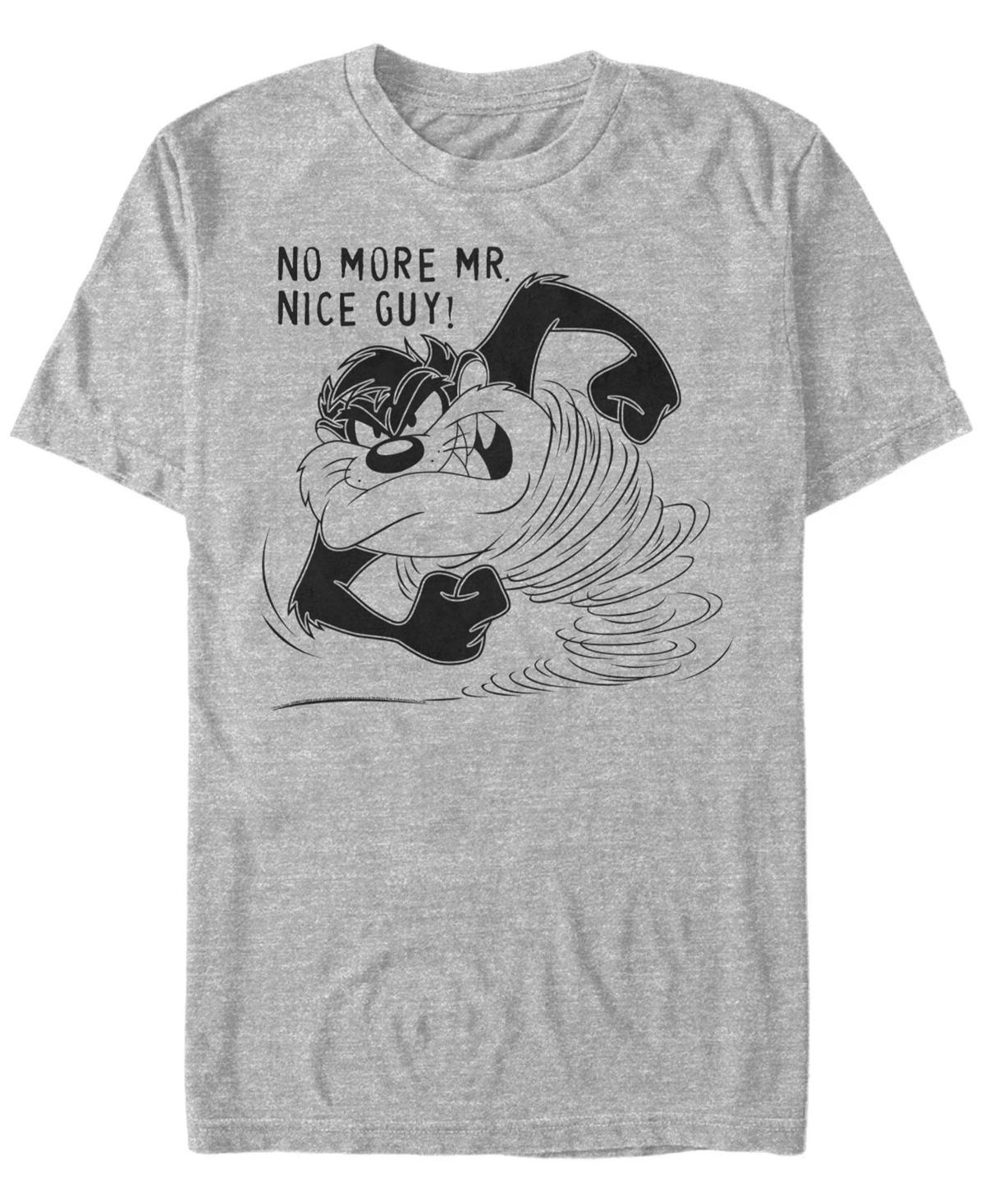 Fifth Sun Looney Tunes Mens Tasmanian Devil Taz No More Mr. Nice Guy Short Sleeve T-Shirt Product Image