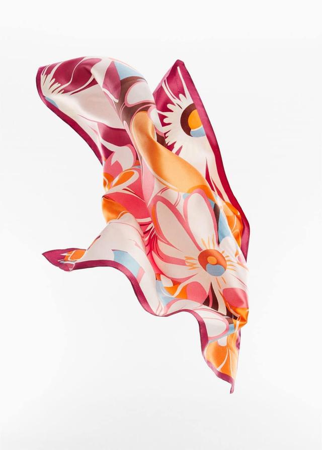 MANGO - Floral printed scarf - One size - Women Product Image