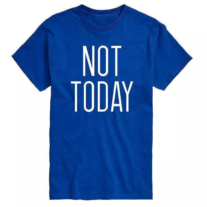 Big & Tall Not Today Graphic Tee, Mens Product Image