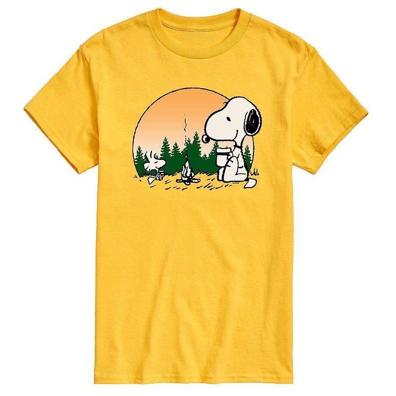 Mens Peanuts Campfire Mugs Tee Product Image