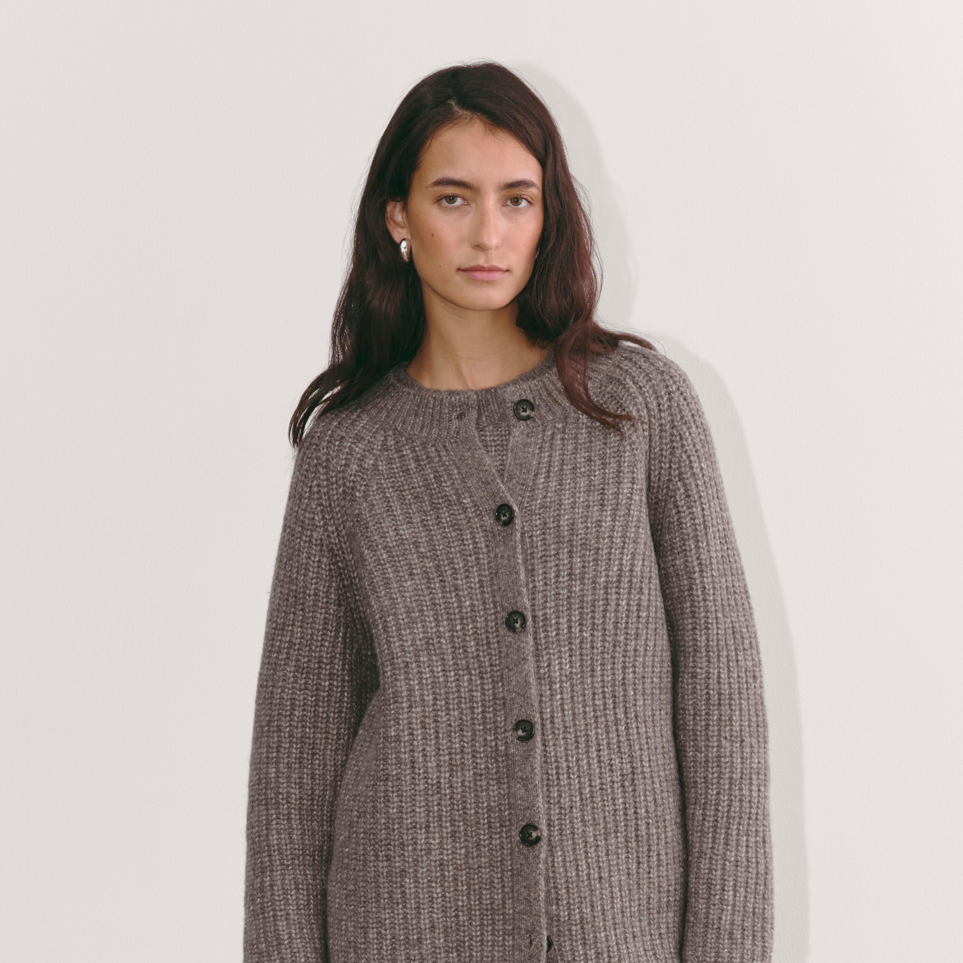 Womens Fisherman Cardigan in Cloud by Everlane Product Image