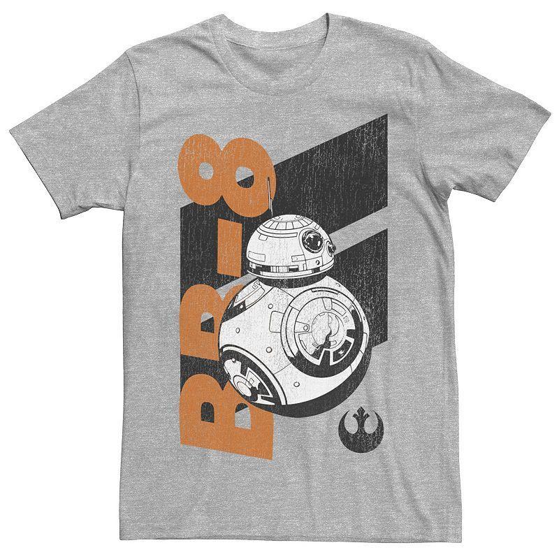 Mens Star Wars Thumbs Up BB-8 Graphic Tee Athletic Grey Product Image