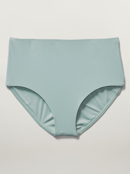 High Waist Rib Swim Bottom Product Image